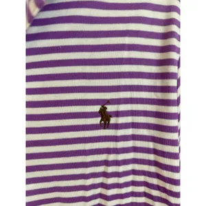 Polo Ralph Lauren purple and white striped polo size s thumbnail 3
