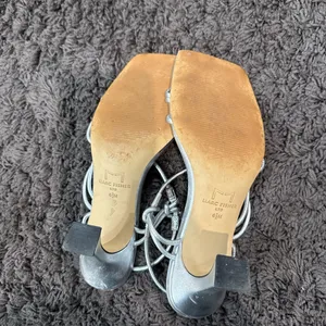 Marc Fisher Silver‎ Strappy Heels thumbnail 8