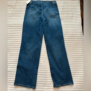 - Anthropologie Pilcro Vintage Column HighRise Wide Leg Jeans Size 31 Inse… thumbnail 6