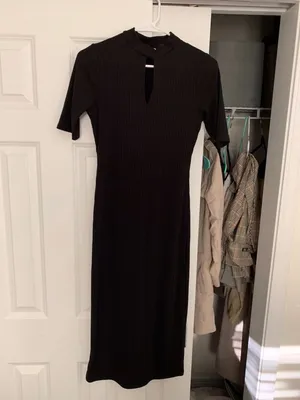 Black Midi Dress thumbnail 4