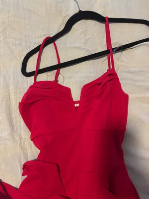Moa Moa Red Jumper Boutique Dress thumbnail 2