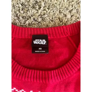 Star Wars Woman's R2D2 Red Ugly Christmas Sweater Size‎ XS thumbnail 3