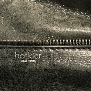 Botkier Shiny Black Leather Satchel/ Crossbody Bag thumbnail 3