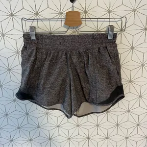Lululemon Hotty Hot Short II *Long 4" Heather Lux Multi Black thumbnail 4
