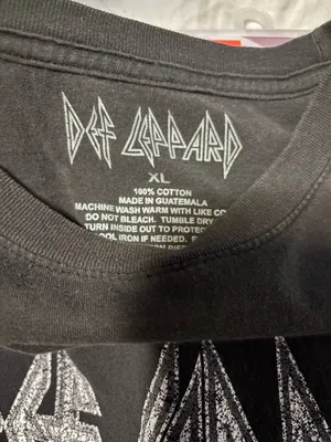 Def Leppard Black Short Sleeve Band T-Shirt thumbnail 5