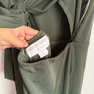 Birdy Grey Benny Tie Back Maxi Dress Crepe Sea Glass Green thumbnail 10