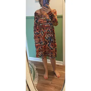 NWT Gold Spark Women's Size M S Brown On/Off Shoulder Midi Dress M thumbnail 10