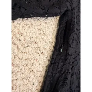 Banana Republic Black Lace Top 6P Business Casual Officewear Sheer Sleeves thumbnail 7