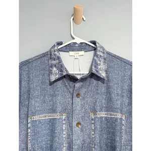 NWT Oddi Acid Washed Chambray Denim Jumpsuits Size Medium Casual thumbnail 10