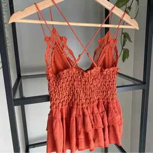 Free People Adella Lace Tank Top thumbnail 2