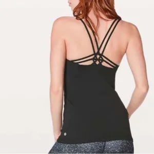 Lululemon Create Your Calm Tank Black- Size 6 thumbnail 2