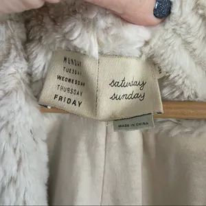 ANTRHO Faux Fur‎ Cocoon Cardigan thumbnail 6