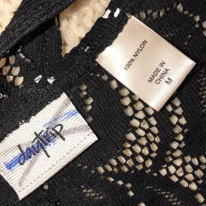 Day trip size medium black embroidered top thumbnail 4