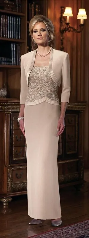 ✨Izilady TS Sheath Mother of the Bride Cream Sz 14 Dress✨ thumbnail 1