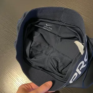 Nike Pro Dri-FIT Women Navy Blue Compression Spandex Shorts Small thumbnail 5