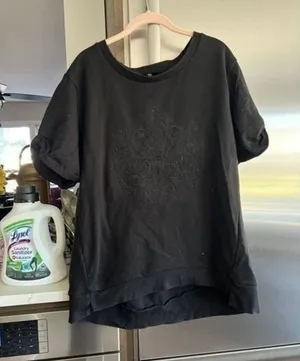 Mossimo Black tunic‎ sweatshirt top XXL thumbnail 1