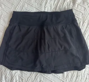Lululemon Tennis Black Skirt Pace Rival thumbnail 1