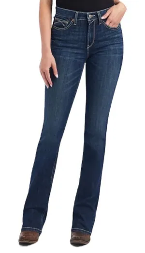 New Women’s Ariat R.E.A.L. High Rise Dorothy Boot Cut Jean Size 31 Short thumbnail 1