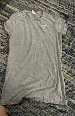 Gymshark Top Short Sleeve Grey thumbnail 1