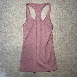 Lululemon Women’s Tank Top 6 Heathered Purple Sleeveless Racerback Athletic thumbnail 2