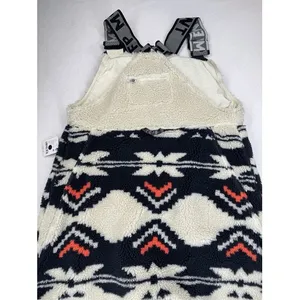 Free People Movement Printed Hit The Slopes Salopette Black Fairisle Combo Sz XS thumbnail 7