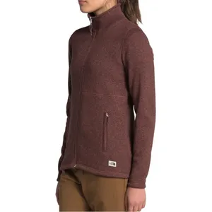 The‎ North Face Women's Large Chocolate Brown Full Zip Up Jacket Outdoor Hiking thumbnail 2