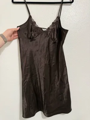 Slip dress Brown Size M thumbnail 1