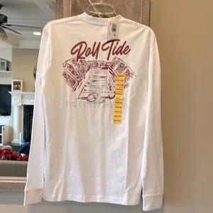 Champion University of Alabama White Long Sleeve Cotton Shirt thumbnail 7