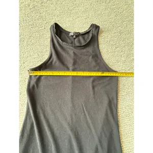 Cotton On Womens Small Black Sleeveless Racerback Ribbed Bodycon Midi Dress thumbnail 5