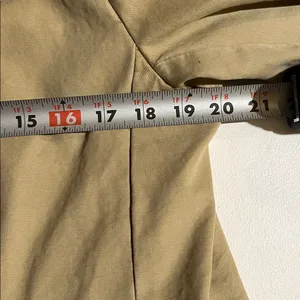 Banana Republic Women's Beige Pea Coat size L thumbnail 6