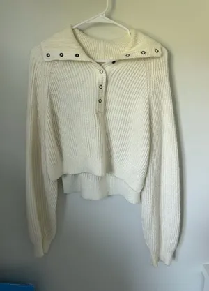 Urban Outfitters Cream Sweater thumbnail 1