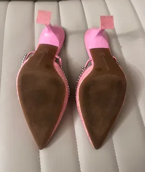 International Concepts Sparkly Pink Pointy Heels Rhinestones Barbie birthday heels Valentine’s Day shabby chic thumbnail 4