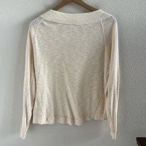Free People We the Free Don't Forget Me Top Cream Neutral Knit Textured Small thumbnail 6