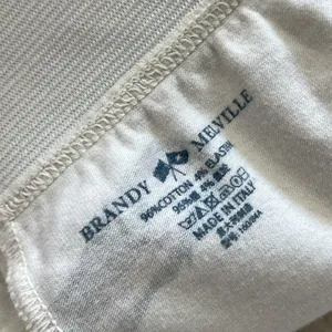 Brandy Melville Shorts car print boxer womens Cream (one size) loungewear casual thumbnail 3