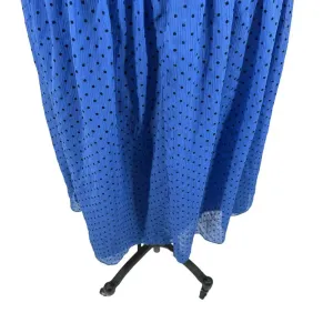La Maison Talulah Sorrento Midi‎ Dress Azure Blue Polka Dot Size Small thumbnail 13