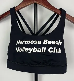 Lululemon Black‎ Energy Criss Cross Back Sports Bra Size 2 thumbnail 1