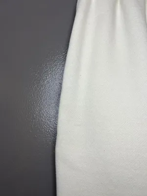 PrettyLittleThing Pants Womens Medium White Fleece Straight Leg Lounge Pockets thumbnail 4