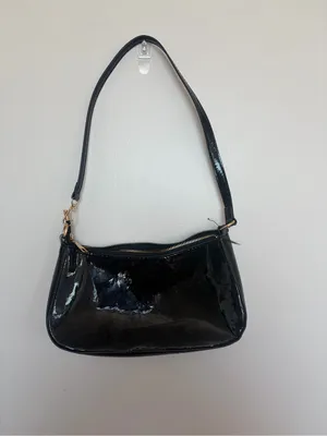 Black Patent Shoulder Bag thumbnail 2