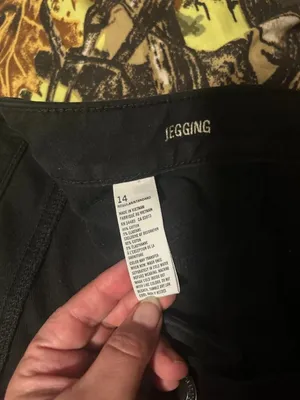 American Eagle Outfitters Women’s Black Solid Jegging Size 14 Regular thumbnail 10
