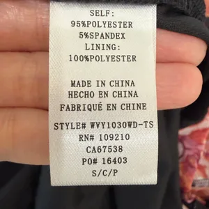 Windsor S Maxi Dress Malia Halter Floral Mesh Mermaid Ruched Formal Event Guest thumbnail 9