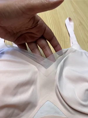 Honeylove CrossOver Wireless Bra Pink Cloud Size L Size L thumbnail 5