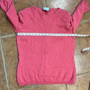 ‎Precious Fibers Cashmere pink sweater size L thumbnail 6