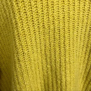 American Eagle Mustard Gold Chunky Knit Sweater Medium Oversized Fall thumbnail 5
