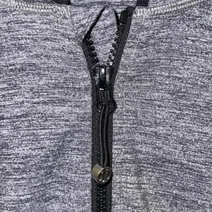Lululemon Athletica Womens Daily Practice Zip Up Hooded Jacket Gray Black Size 8 thumbnail 11