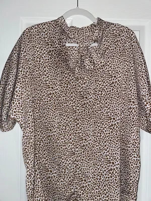 Cheetah Business Top Brown Size L thumbnail 3