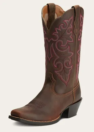 Ariat women’s boots. Brand new just I never got to wear them. I’m a size 6 and they fit perfectly. thumbnail 1