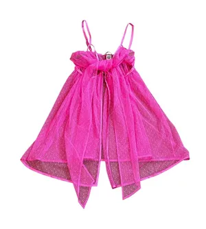 Victoria’s Secret Lingerie Hot Pink Sheer Mesh Babydoll Fairycore Rave Boudoir thumbnail 1