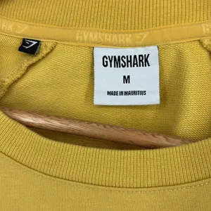 Gymshark Long Sleeve Crop Top Sweatshirt Mustard Yellow Women’s Size Medium thumbnail 3