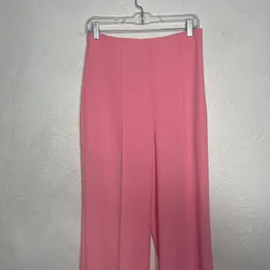 New Tea & Cup Women Hot Pink High Wasted Pleated Flare Dress Pants M thumbnail 5