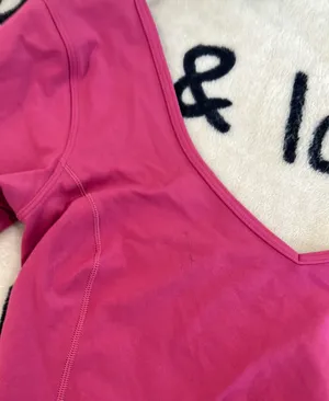 Lululemon pink align t-shirt thumbnail 4
